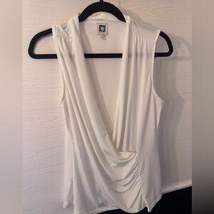Chic Anne Klein Cream Blouse